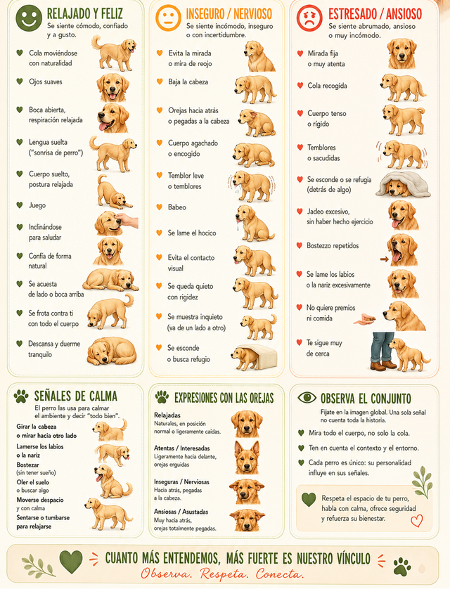 Body language visual sheet